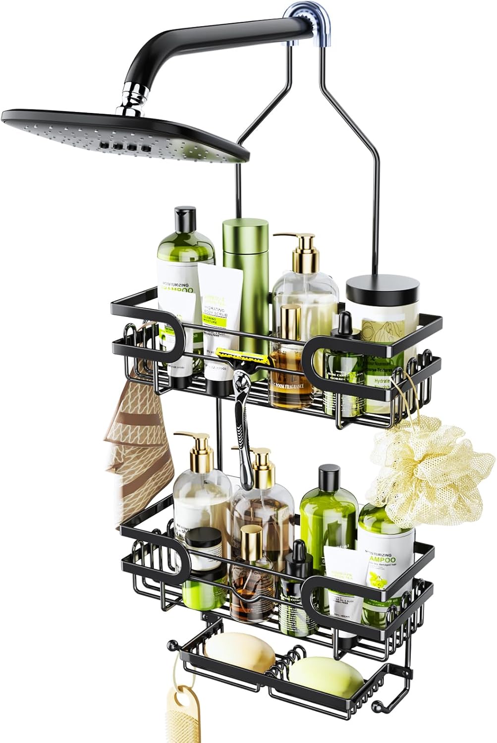Hassle-Free Hanging Shower Caddy