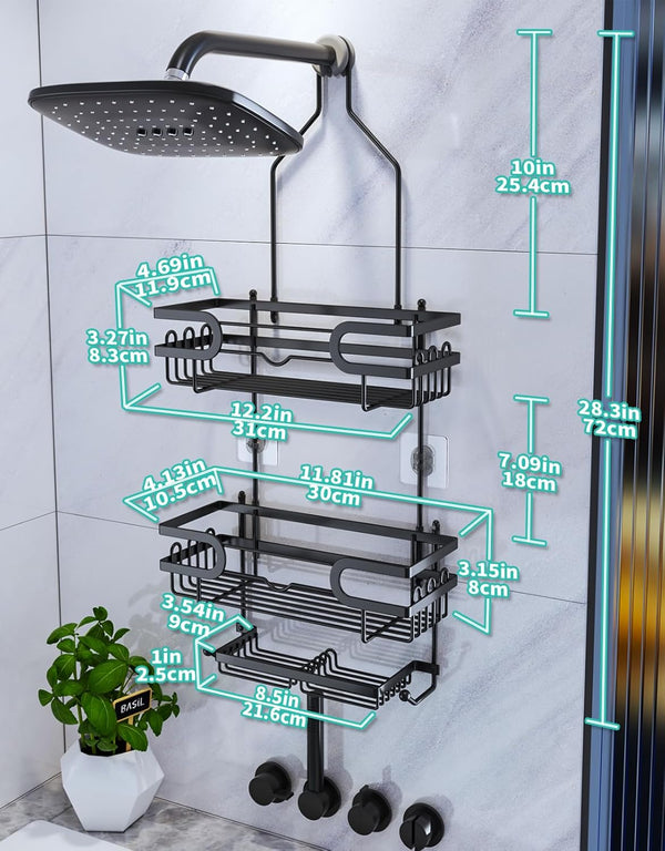 Hassle-Free Hanging Shower Caddy