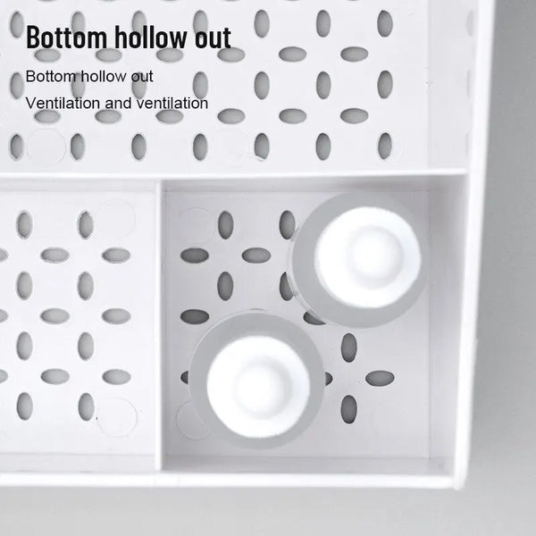 White Makeup Organizer Box