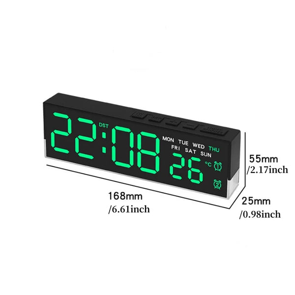 Modern LED alarm clock