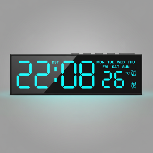 Modern LED alarm clock