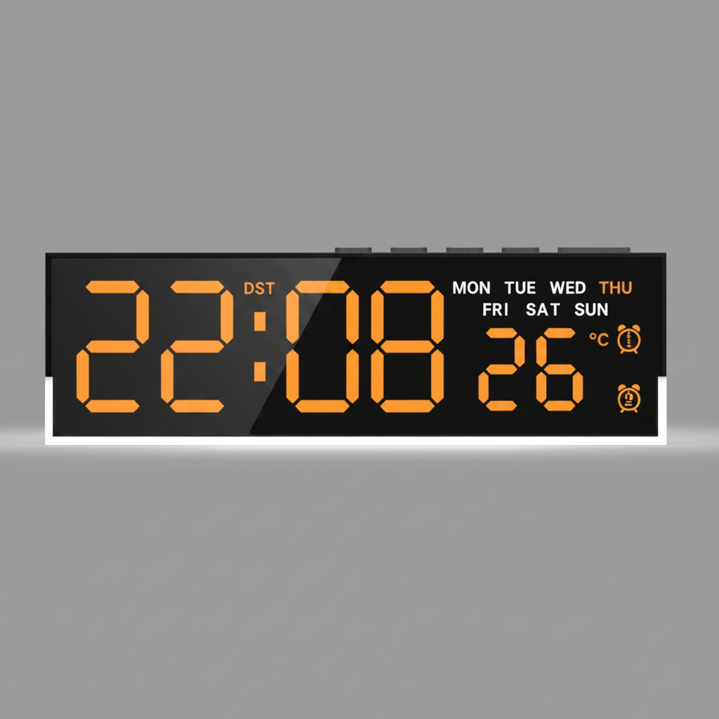 Modern LED alarm clock